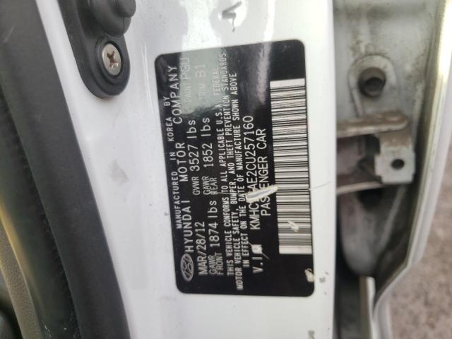 Photo 11 VIN: KMHCT4AE2CU257160 - HYUNDAI ACCENT GLS 