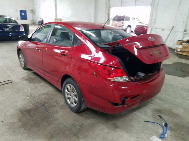 Photo 2 VIN: KMHCT4AE2DU357888 - HYUNDAI ACCENT GLS 