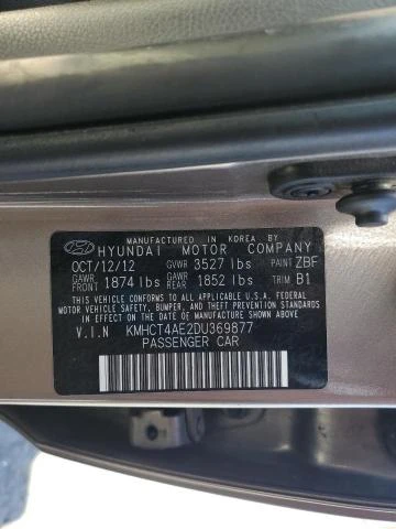 Photo 11 VIN: KMHCT4AE2DU369877 - HYUNDAI ACCENT GLS 