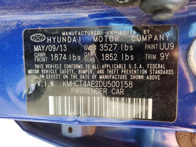 Photo 9 VIN: KMHCT4AE2DU500158 - HYUNDAI ACCENT GLS 