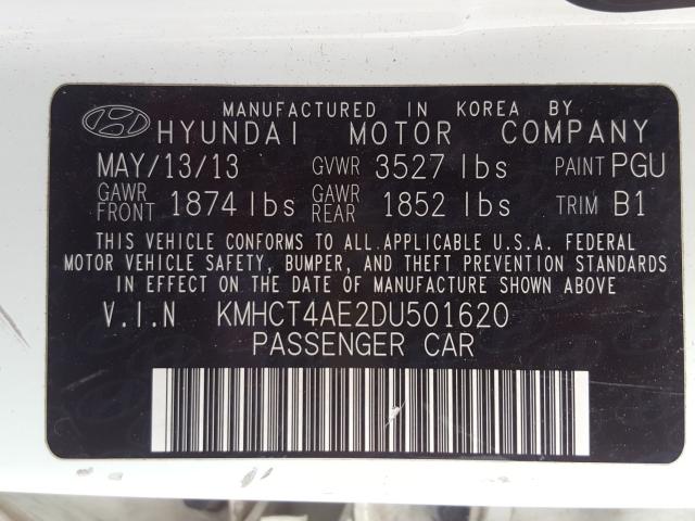 Photo 9 VIN: KMHCT4AE2DU501620 - HYUNDAI ACCENT GLS 