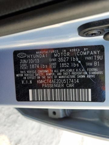 Photo 9 VIN: KMHCT4AE2DU517414 - HYUNDAI ACCENT GLS 