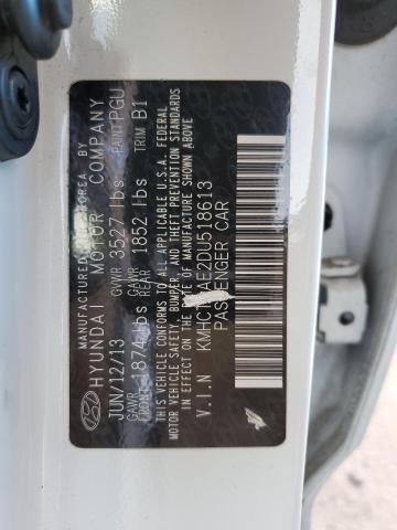 Photo 11 VIN: KMHCT4AE2DU518613 - HYUNDAI ACCENT GLS 