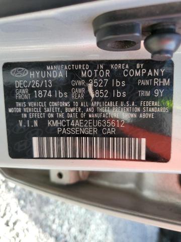 Photo 11 VIN: KMHCT4AE2EU635612 - HYUNDAI ACCENT GLS 