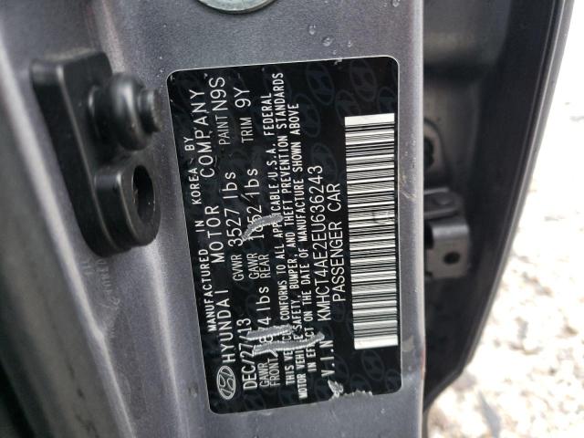 Photo 11 VIN: KMHCT4AE2EU636243 - HYUNDAI ACCENT GLS 