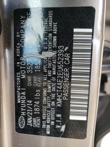 Photo 11 VIN: KMHCT4AE2EU652393 - HYUNDAI ACCENT 