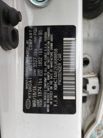 Photo 11 VIN: KMHCT4AE2EU688858 - HYUNDAI ACCENT GLS 