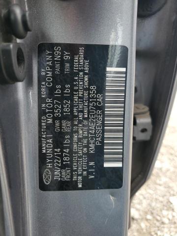 Photo 11 VIN: KMHCT4AE2EU751358 - HYUNDAI ACCENT 