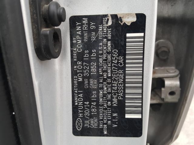 Photo 9 VIN: KMHCT4AE2EU774560 - HYUNDAI ACCENT GLS 