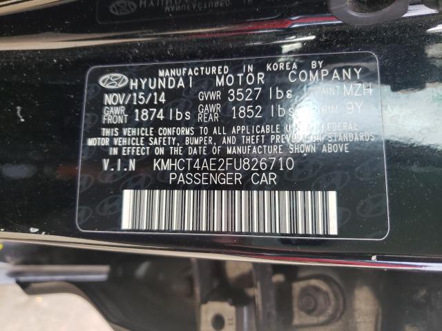 Photo 9 VIN: KMHCT4AE2FU826710 - HYUNDAI ACCENT GLS 