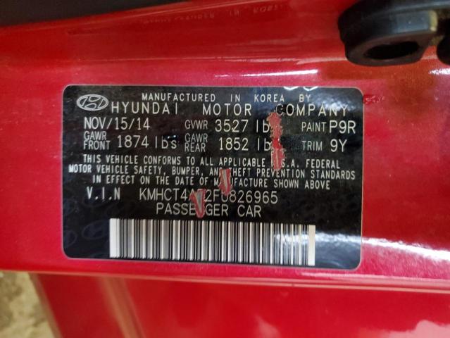 Photo 11 VIN: KMHCT4AE2FU826965 - HYUNDAI ACCENT GLS 