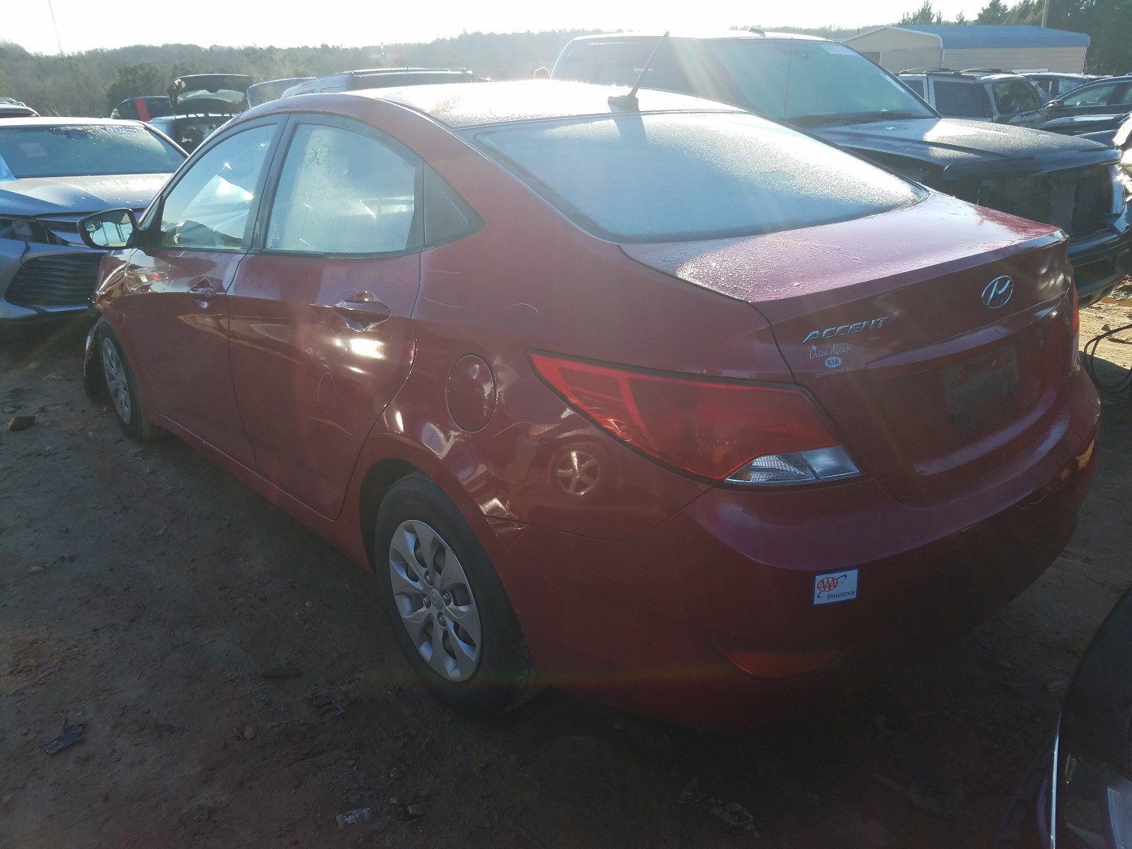 Photo 2 VIN: KMHCT4AE2FU899950 - HYUNDAI ACCENT GLS 