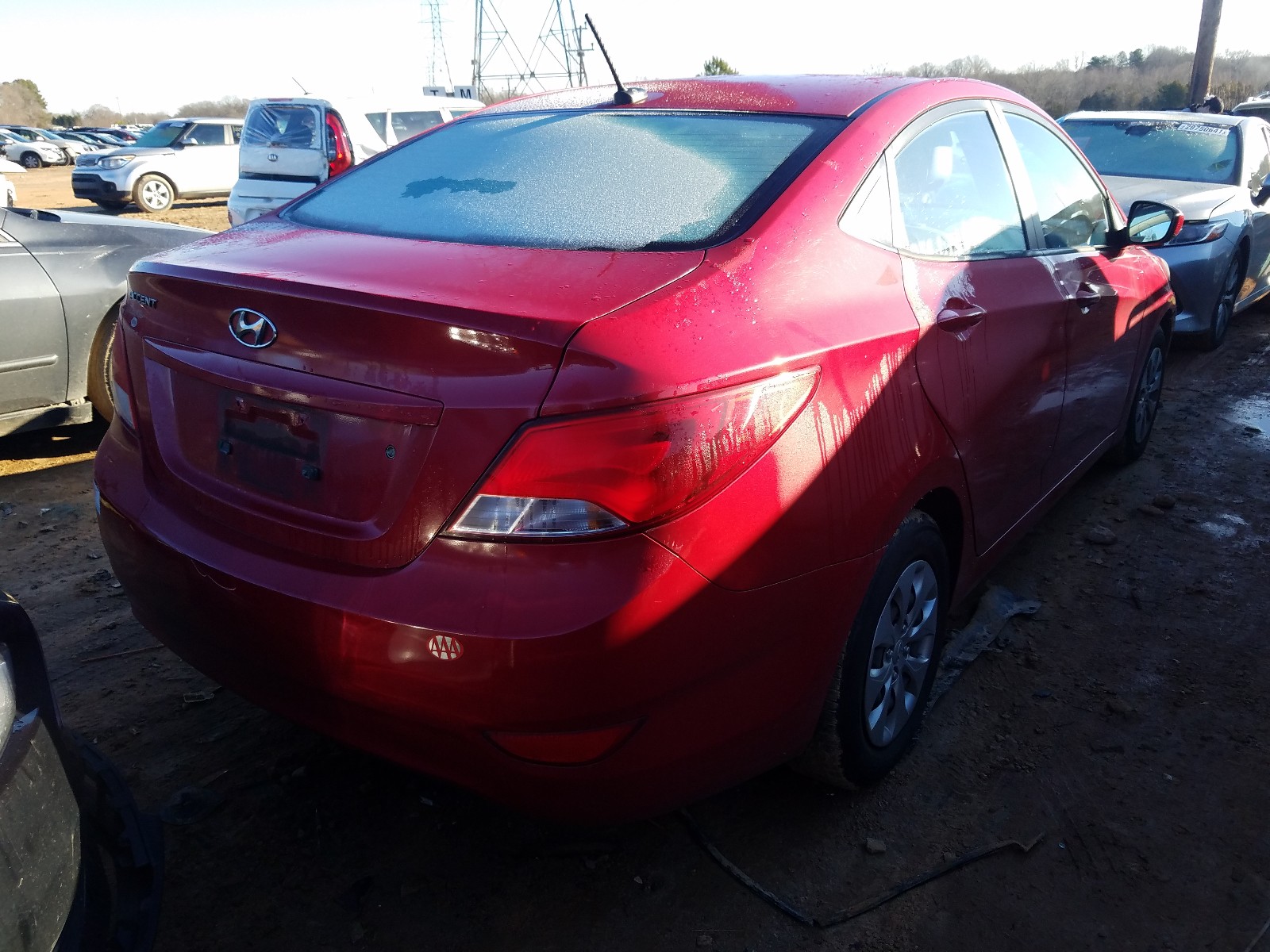 Photo 3 VIN: KMHCT4AE2FU899950 - HYUNDAI ACCENT GLS 