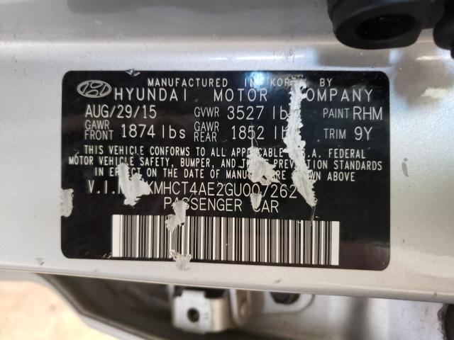 Photo 9 VIN: KMHCT4AE2GU007262 - HYUNDAI ACCENT SE 