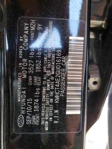 Photo 9 VIN: KMHCT4AE2GU016169 - HYUNDAI ACCENT SE 