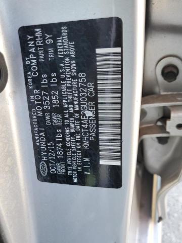 Photo 11 VIN: KMHCT4AE2GU032758 - HYUNDAI ACCENT 