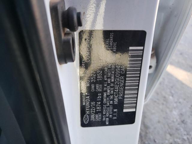 Photo 11 VIN: KMHCT4AE2GU099473 - HYUNDAI ACCENT 