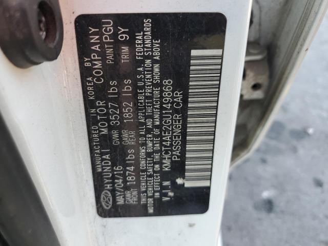 Photo 12 VIN: KMHCT4AE2GU149868 - HYUNDAI ACCENT SE 