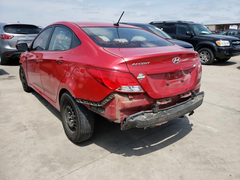 Photo 2 VIN: KMHCT4AE2GU957458 - HYUNDAI ACCENT SE 