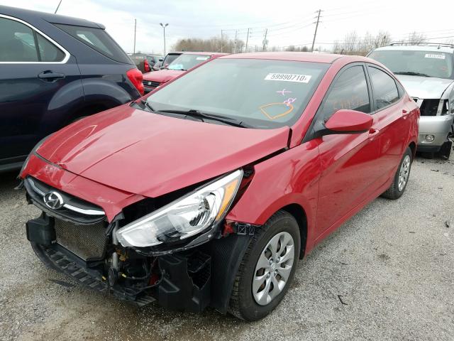 Photo 1 VIN: KMHCT4AE2GU958545 - HYUNDAI ACCENT SE 