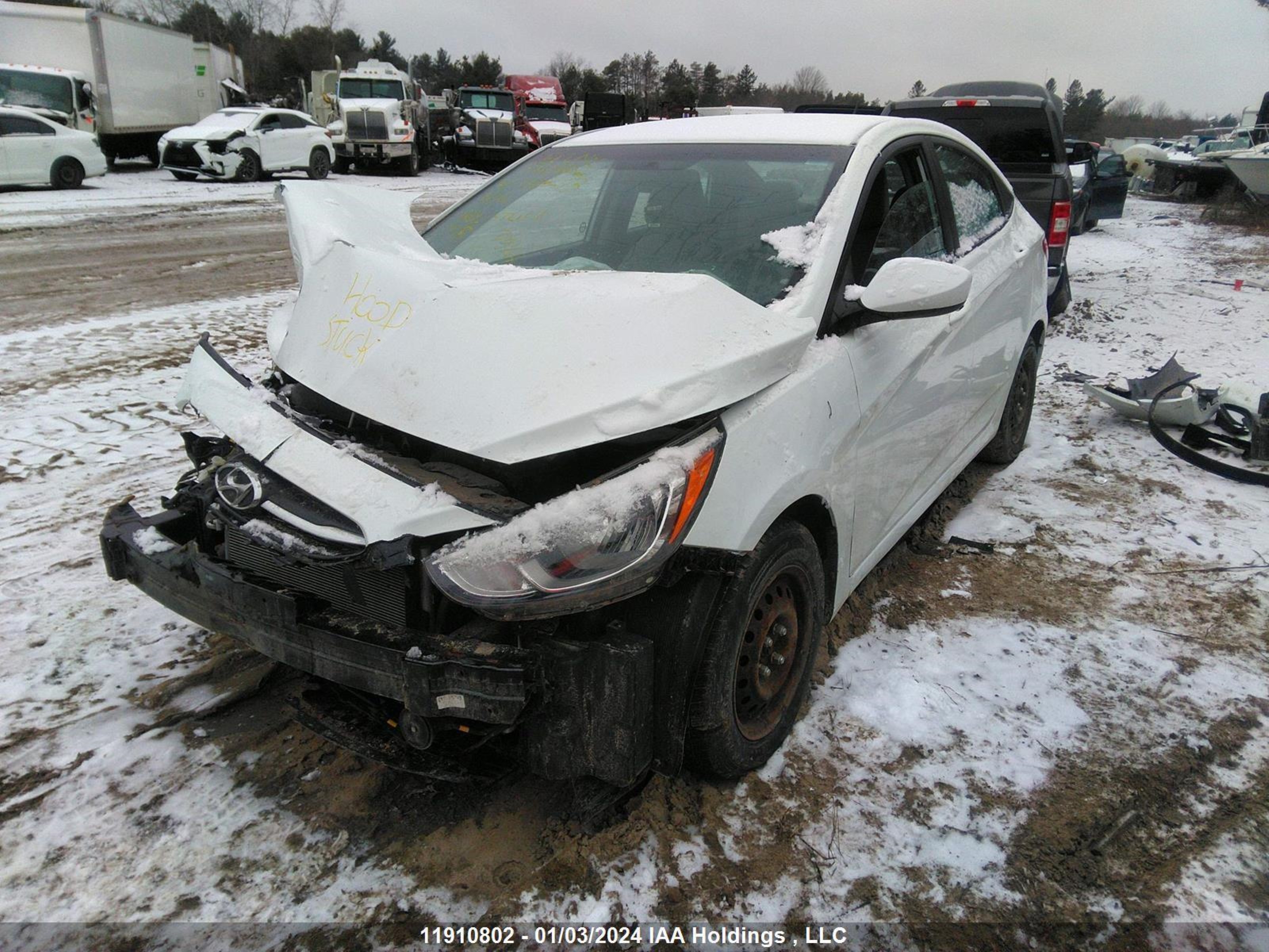 Photo 1 VIN: KMHCT4AE2GU987673 - HYUNDAI ACCENT 