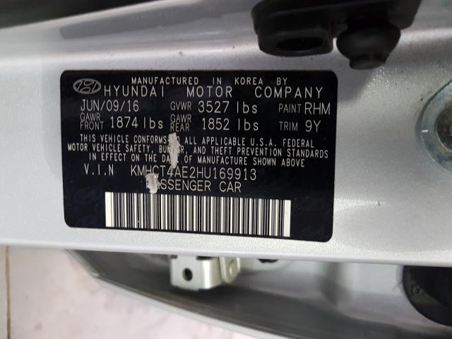 Photo 9 VIN: KMHCT4AE2HU169913 - HYUNDAI ACCENT SE 