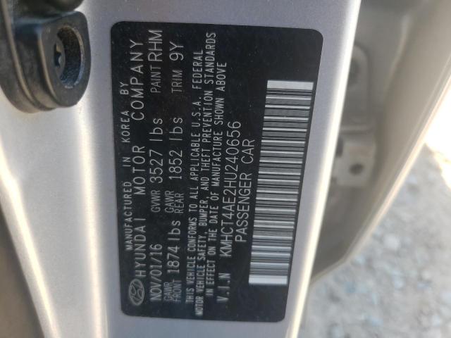 Photo 9 VIN: KMHCT4AE2HU240656 - HYUNDAI ACCENT SE 