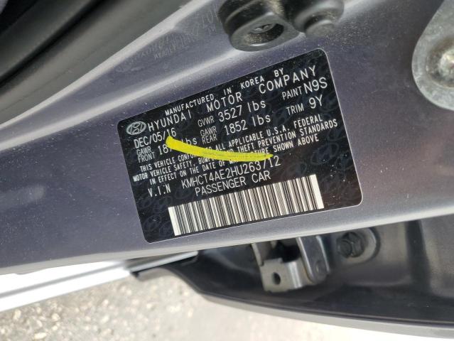 Photo 11 VIN: KMHCT4AE2HU263712 - HYUNDAI ACCENT SE 