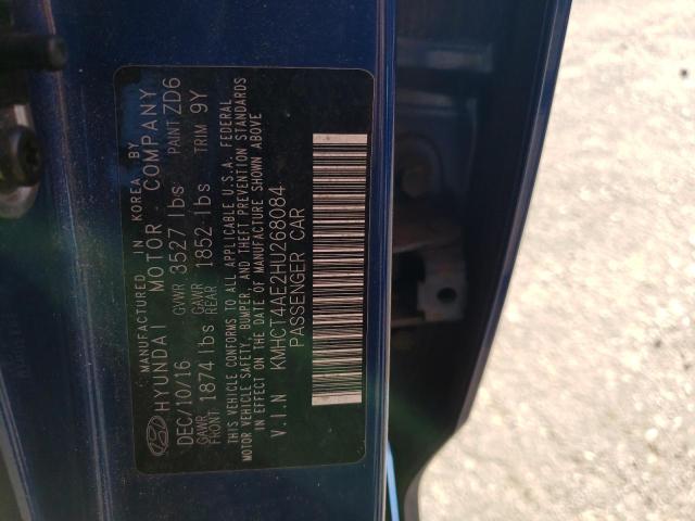 Photo 12 VIN: KMHCT4AE2HU268084 - HYUNDAI ACCENT SE 