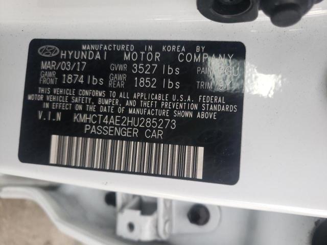 Photo 9 VIN: KMHCT4AE2HU285273 - HYUNDAI ACCENT SE 