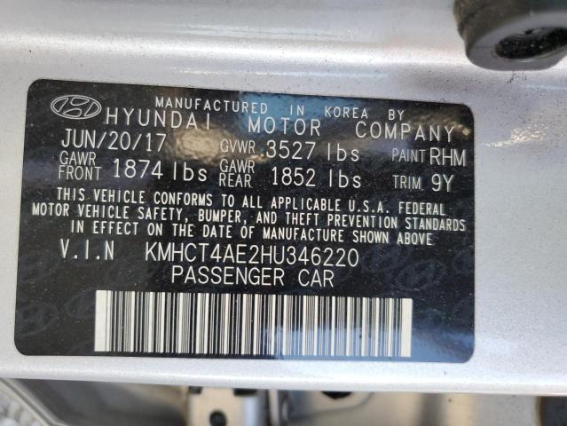 Photo 11 VIN: KMHCT4AE2HU346220 - HYUNDAI ACCENT SE 