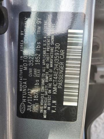 Photo 11 VIN: KMHCT4AE2HU359730 - HYUNDAI ACCENT SE 