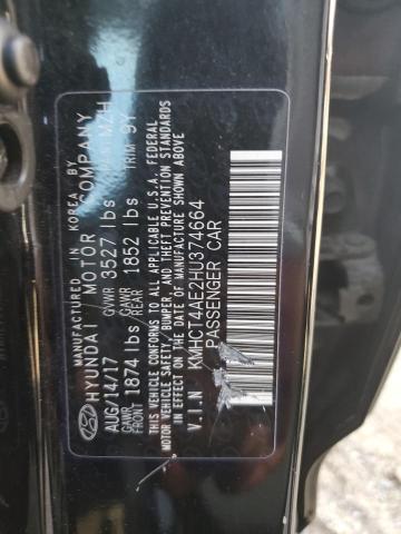 Photo 11 VIN: KMHCT4AE2HU374664 - HYUNDAI ACCENT SE 