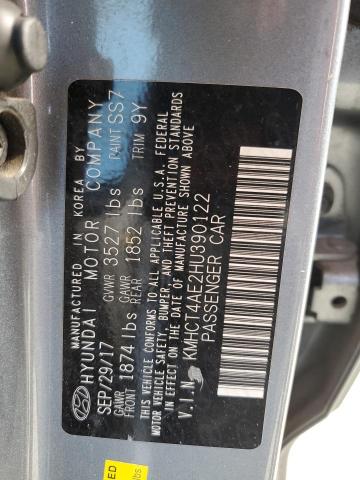 Photo 11 VIN: KMHCT4AE2HU390122 - HYUNDAI ACCENT SE 