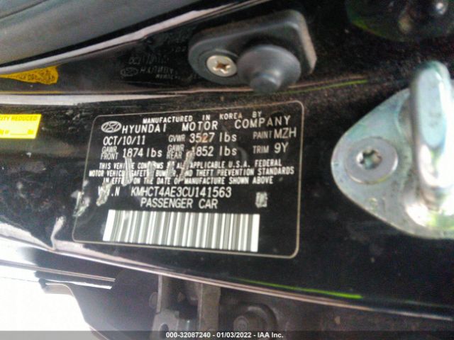 Photo 8 VIN: KMHCT4AE3CU141563 - HYUNDAI ACCENT 