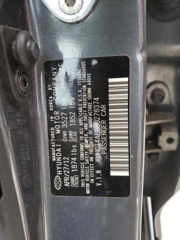 Photo 11 VIN: KMHCT4AE3DU278374 - HYUNDAI ACCENT GLS 