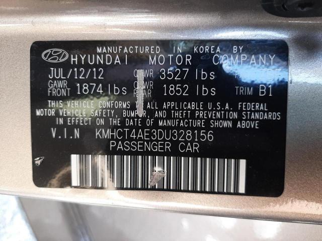 Photo 9 VIN: KMHCT4AE3DU328156 - HYUNDAI ACCENT GLS 