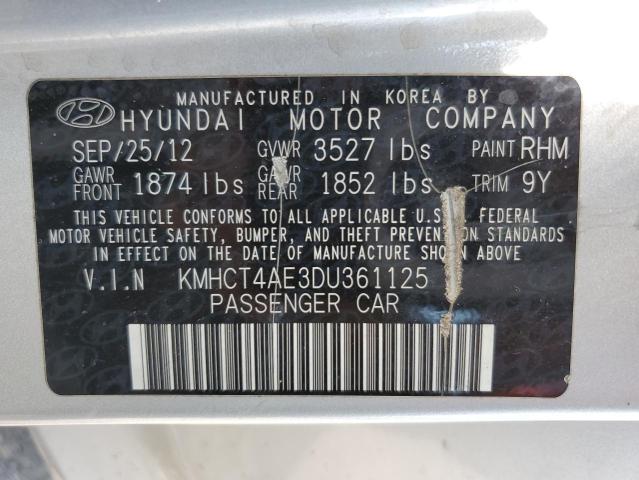 Photo 11 VIN: KMHCT4AE3DU361125 - HYUNDAI ACCENT GLS 