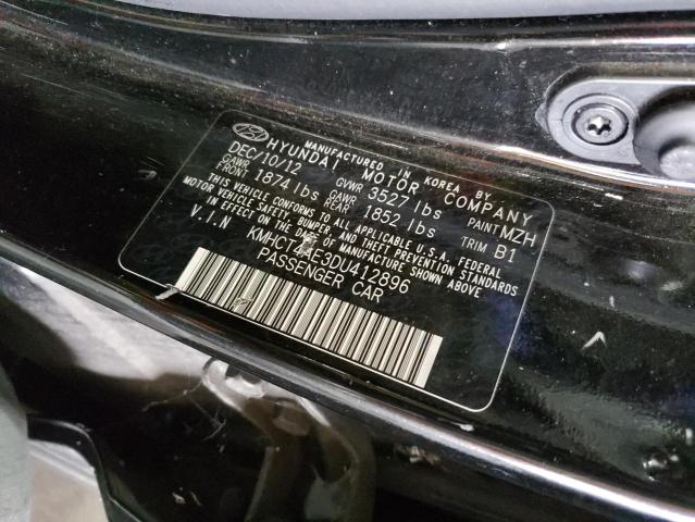 Photo 11 VIN: KMHCT4AE3DU412896 - HYUNDAI ACCENT GLS 