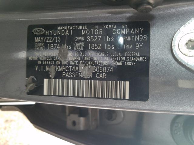 Photo 9 VIN: KMHCT4AE3DU506874 - HYUNDAI ACCENT GLS 