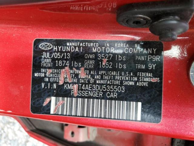 Photo 11 VIN: KMHCT4AE3DU535503 - HYUNDAI ACCENT 