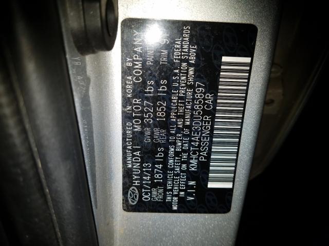 Photo 9 VIN: KMHCT4AE3DU585897 - HYUNDAI ACCENT GLS 