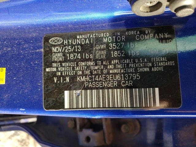 Photo 9 VIN: KMHCT4AE3EU613795 - HYUNDAI ACCENT GLS 