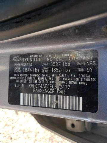 Photo 9 VIN: KMHCT4AE3EU662477 - HYUNDAI ACCENT GLS 