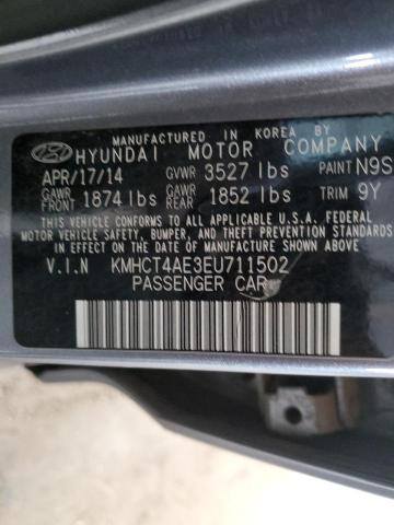 Photo 11 VIN: KMHCT4AE3EU711502 - HYUNDAI ACCENT 