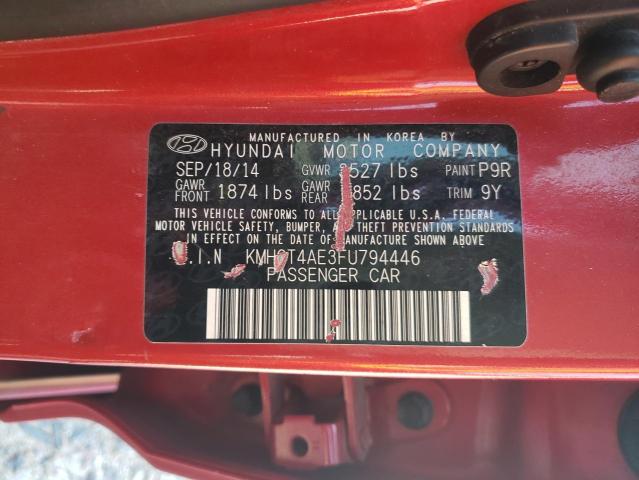 Photo 12 VIN: KMHCT4AE3FU794446 - HYUNDAI ACCENT GLS 