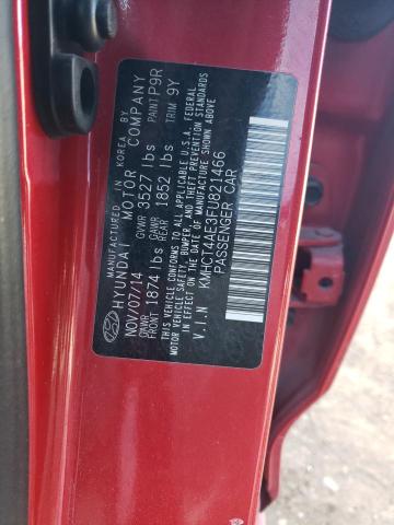 Photo 11 VIN: KMHCT4AE3FU821466 - HYUNDAI ACCENT 