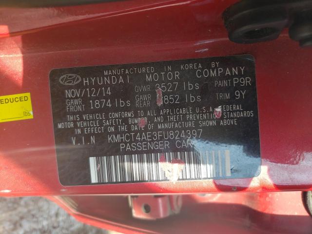 Photo 9 VIN: KMHCT4AE3FU824397 - HYUNDAI ACCENT GLS 