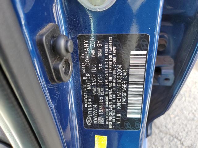 Photo 9 VIN: KMHCT4AE3FU832094 - HYUNDAI ACCENT GLS 