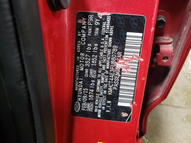 Photo 11 VIN: KMHCT4AE3FU880789 - HYUNDAI ACCENT GLS 